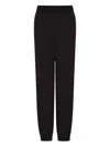 Emporio Armani Elastic-waist Track Pants In Black