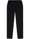 Emporio Armani Logo-appliqué Track Pants In Black