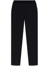 Emporio Armani Logo-appliqué Track Pants In Black
