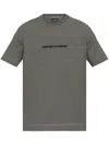 Emporio Armani Cotton T-shirt In Black