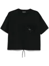 Emporio Armani T-shirt From The Sustainability Collection In Black