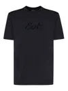 Emporio Armani Logo Patch Crewneck T-shirt In Blue