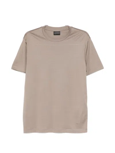 Emporio Armani Cotton T-shirt In Pink