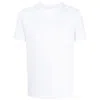 Emporio Armani White Logo Embroidery T-shirt