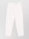 Emporio Armani Cotton Trousers Button Detail