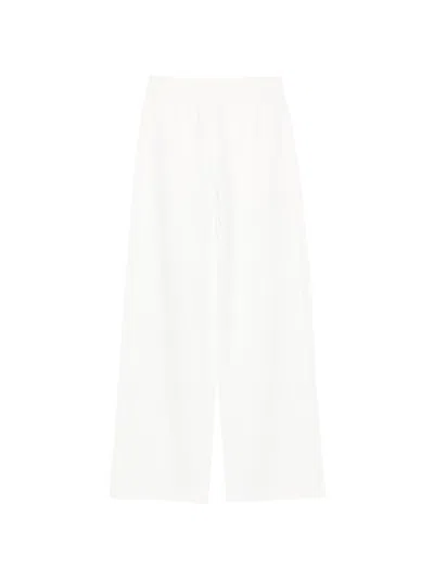 Emporio Armani Cotton Trousers In White