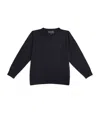 EMPORIO ARMANI COTTON-WOOL LOGO SWEATER