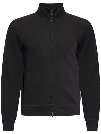 EMPORIO ARMANI EMPORIO ARMANI COTTON ZIPPED SWEATSHIRT
