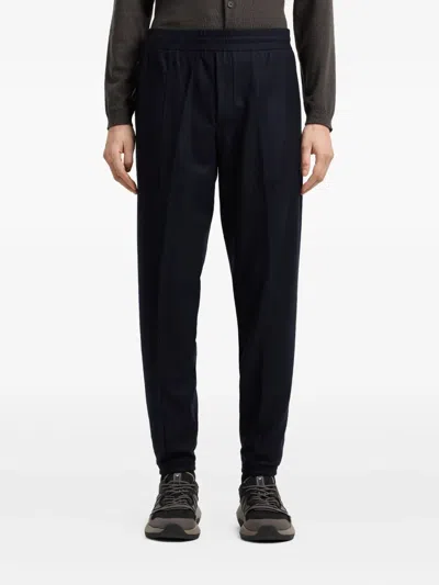 Emporio Armani Coulisse Chino Trousers In Multi