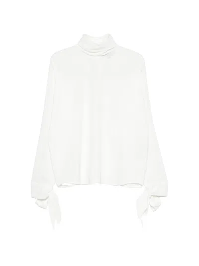 Emporio Armani Crepe Blouse In White