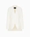 Emporio Armani Crêpe-effect Cady Blazer