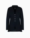 Emporio Armani Crêpe-effect Cady Blazer