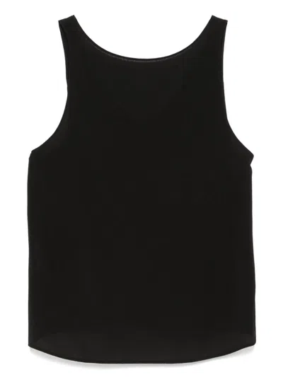 EMPORIO ARMANI EMPORIO ARMANI CREPE SLEEVELESS TOP