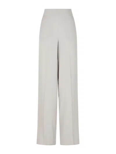Emporio Armani Crepe Wide Leg Pants