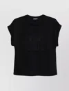 Emporio Armani Crew Neck Logo T-shirt With Turn-up Cuffs