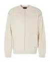Emporio Armani Sweater In Wool Blend In White