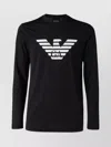 Emporio Armani Cotton Blend Crewneck Sweatshirt