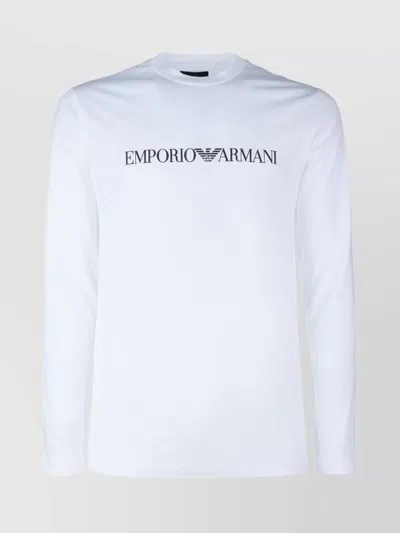 EMPORIO ARMANI CREW NECK LONG SLEEVES T-SHIRT