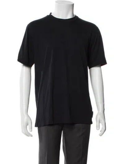Pre-owned Emporio Armani Crew Neck Short Sleeve T-shirt In Black