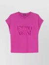 Emporio Armani Crew Neck Short Sleeves Straight Hem