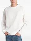 Emporio Armani Sweatshirt In White Polyester In White