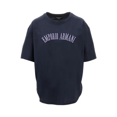 Emporio Armani Crew Neck T-shirt In Black