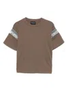 Emporio Armani Crew-neck T-shirt In Brown