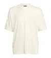 Emporio Armani Viscose Jersey T-shirt In White