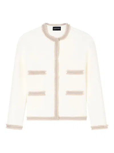 EMPORIO ARMANI EMPORIO ARMANI CREWNECK BLAZER JACKET