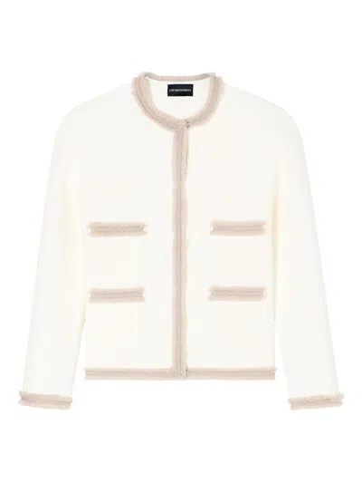 EMPORIO ARMANI EMPORIO ARMANI CREWNECK BLAZER JACKET