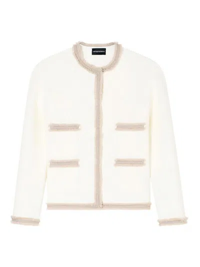 EMPORIO ARMANI CREWNECK BLAZER JACKET