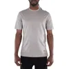 Emporio Armani Two Tone Micro Design Tee In Gray