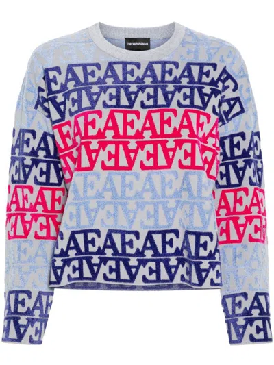 Emporio Armani Women's Crewneck Sweater In Grey