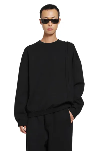 Emporio Armani Crewneck Sweatshirt In Black