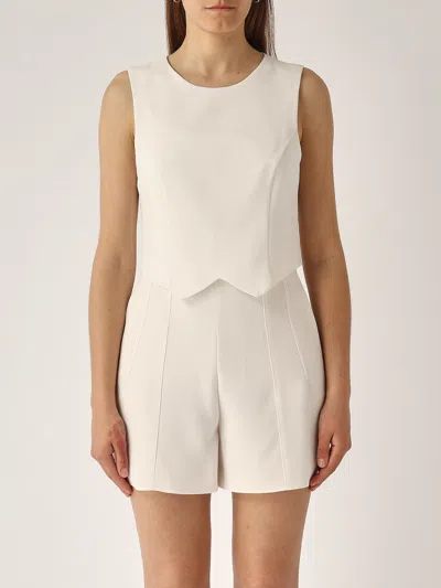 Emporio Armani Crop Top Top-wear In White