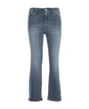 Emporio Armani Cropped Jeans In Gray