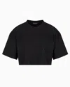 Emporio Armani Logo-embellished T-shirt In Black