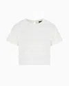 Emporio Armani Cropped T-shirts In White