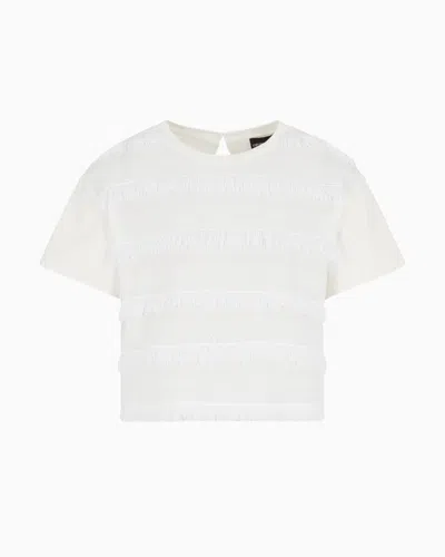 Emporio Armani Cropped T-shirts In White