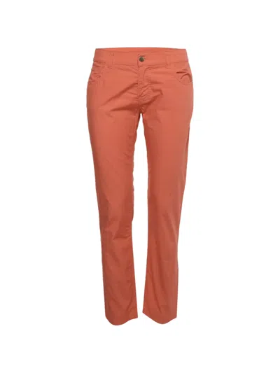 Pre-owned Emporio Armani Cropped Trousers In Orange