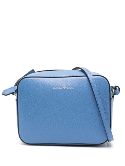 Emporio Armani Crossbody Bag In Clear Blue
