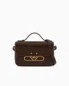 Emporio Armani Crossbody Bags In Burgundy