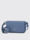 Emporio Armani Vegan Leather Shoulder Bag With Flap