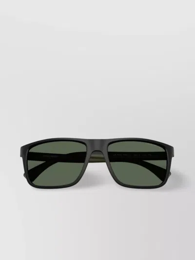 Emporio Armani Curved Arms Rectangular Frame Sunglasses
