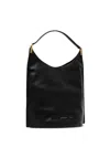 Emporio Armani Curved Top-handle Tote Bag In Black