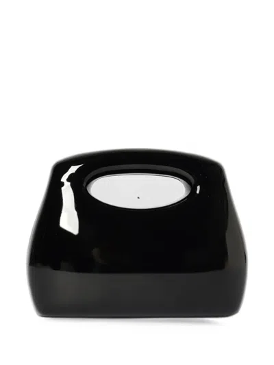 Emporio Armani Cut-out Clutch Bag In Black