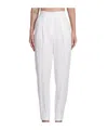 Emporio Armani Pants In Viscose Blend In White