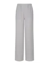 Emporio Armani Official Store Technical Seersucker Trousers With Darts