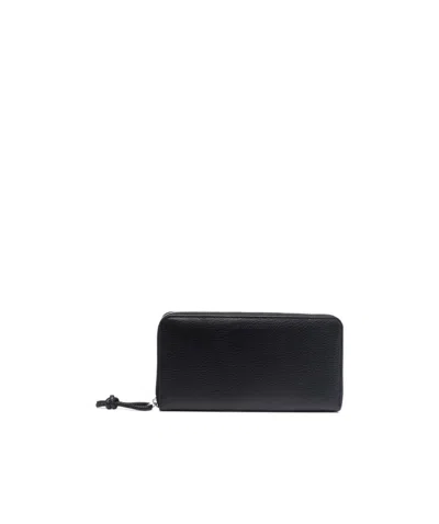 Emporio Armani Zipper Around Wallet Accessories In White