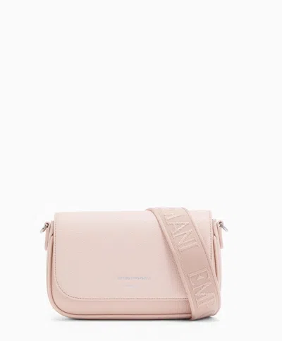 Emporio Armani Camera Shoulder Bag Adjustable Strap Design In Pink